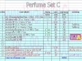 ชุดเริ่มต้นธุรกิจขายน้ำหอม Perfume Set C (pf-1) ราคาเพียง 3730 เ